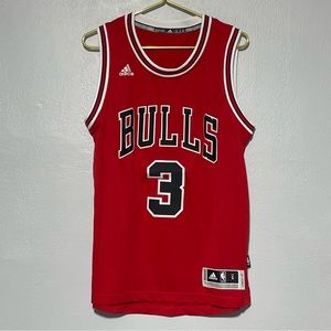 Adidas NBA Chicago Bulls Dwyane Wade Basketball Swingman Jersey #3 Men Sz Small